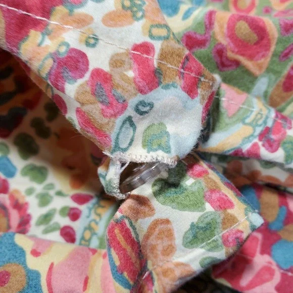 Pottery Barn Duvet Cover King Multi-Color Paisley Cotton Bedding Red Blue Orange